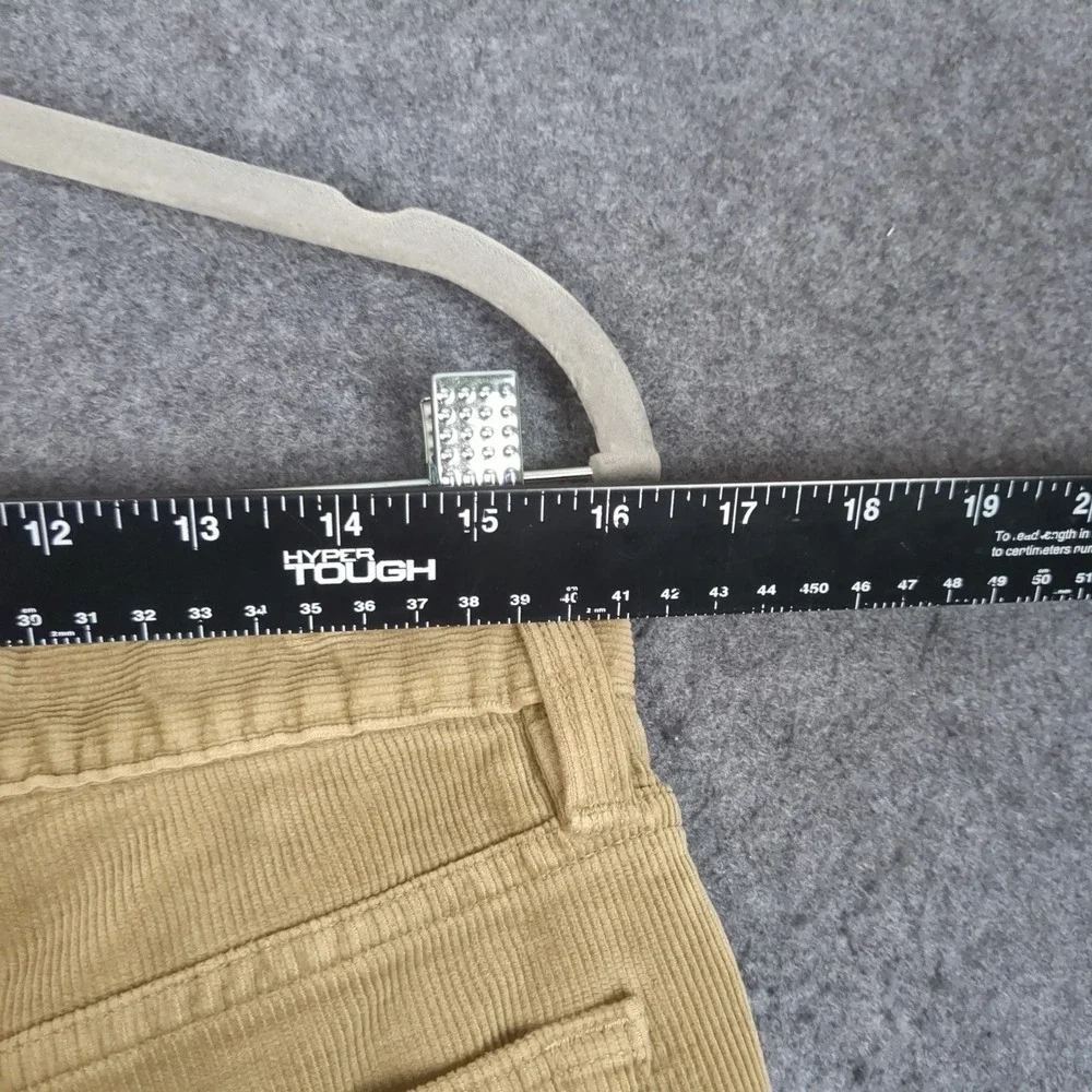 Banana Republic Mens Tan Khaki Corduroy Straight Leg Pants Casual 5-Pocket 31x30